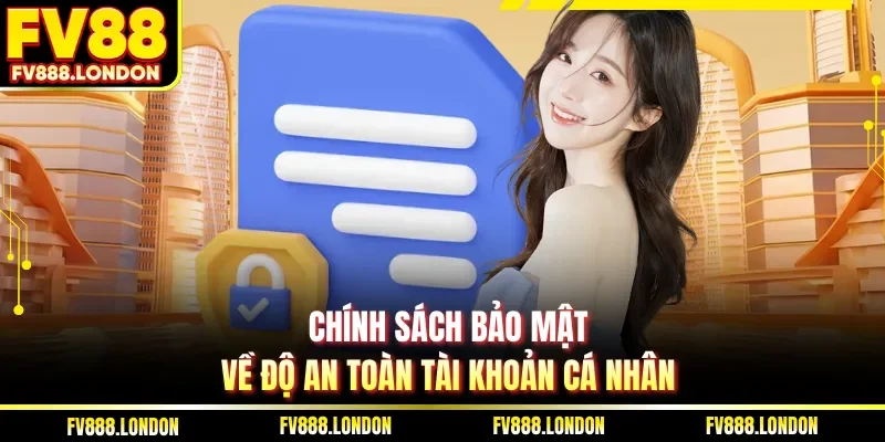 Chính sách bảo mật về độ an toàn tài khoản cá nhân