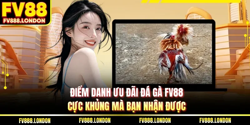 Điểm danh ưu đãi đá gà FV88 cực khủng mà bạn nhận được